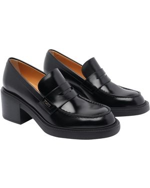 Tod's Tods Calf Leather/Rubber Sole - Black