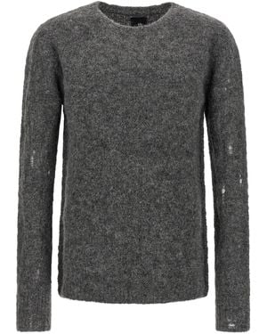 Thom Krom Alpaca Wool Sweater Polyamide Sweater, Cardigans - Gray