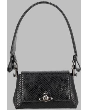 Vivienne Westwood Handbag Hazel Calf Leather Handbags - Grey