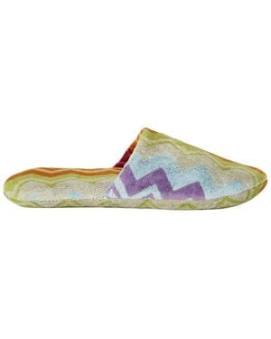 Missoni Slippers Giacomo Fabric - Green