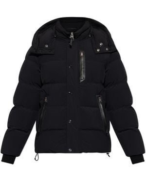 Tom Ford Down Jacket With Detachable Hood - Black