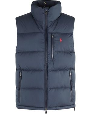 Polo Ralph Lauren Sporty Vest With Double-Zip Closure And Side Pockets - Blue
