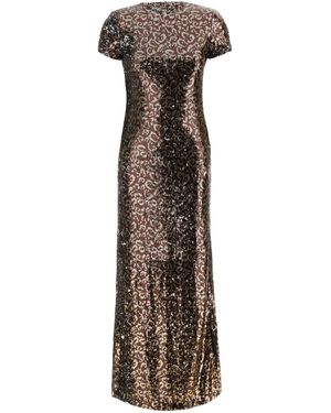 Palm Angels Open Back Sequins Dress - Metallic