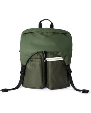 Sacai Sac À Dos Utility Backpack Kaki Foncé Shoulder Bags - Green