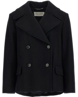 Dries Van Noten 'Vafel' Coat - Black