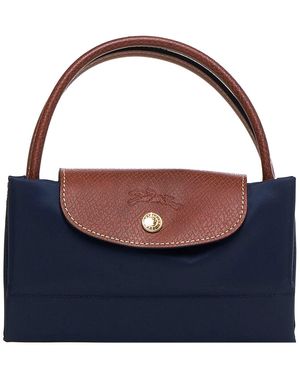 Longchamp Handbag Le Pliage Polyamide Hand Bags - Blue