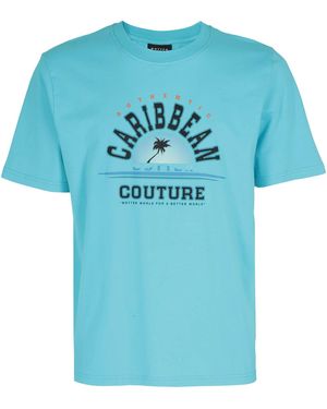 BOTTER Classic Caribbean Couture Cotone T-Shirt - Blue