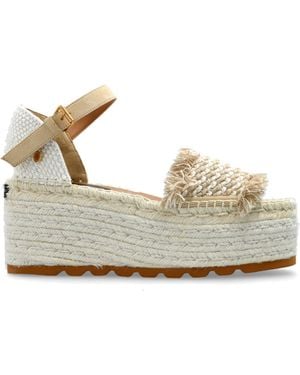Stella McCartney Platform Sandals Gaia - White