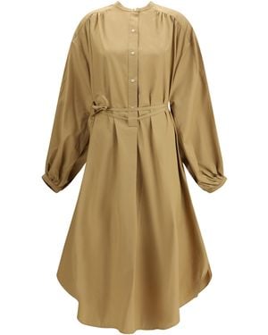 Loulou de Saison Vitti Shirt Dress Cotton - Natural