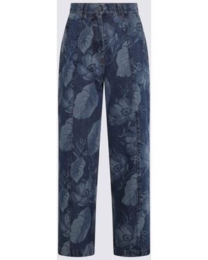 Fendi Cotton Denim Jeans - Blue