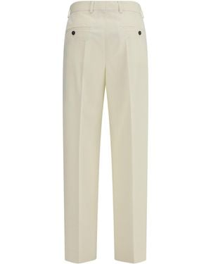 TOTEME Straight-Leg Trousers Polyester Trousers - Natural
