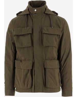 Herno Cotton Blend Jacket - Green
