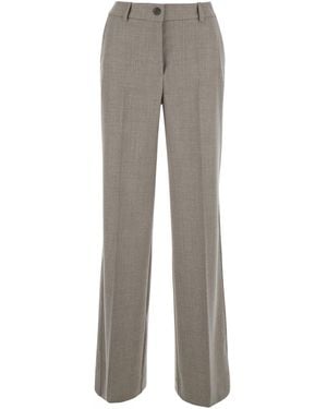 P.A.R.O.S.H. Pants Flanel Wool - Gray
