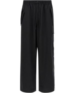Y-3 Wool Blend Trousers - Black