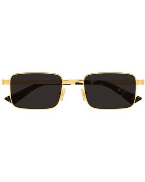Bottega Veneta Bv1469S Linea Ribbon Metallo Sunglasses - Brown