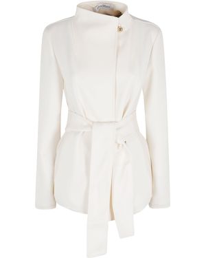 Max Mara Pure Talamo Poliammide Giacca - White
