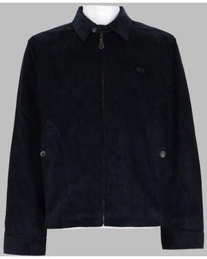Wales Bonner Drew Corduroy Zip Jacket Cotton - Black