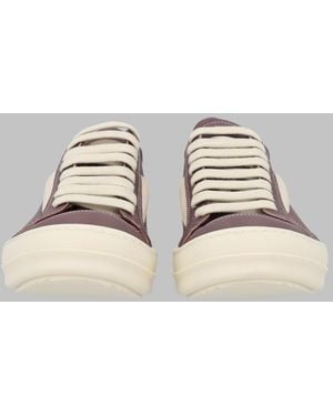 Rick Owens Sneakers Vintage Leather Sneakers - Metallic