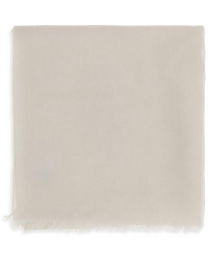 Brunello Cucinelli Cashmere Foulard Accessory - White