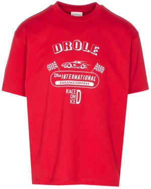 Drole de Monsieur La Race On Ice T-Shirt - Red