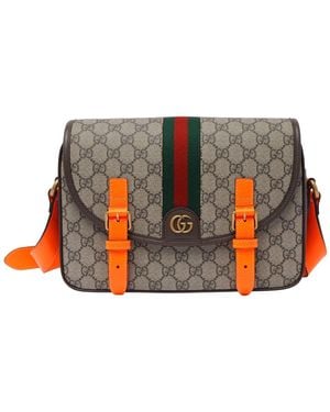 Gucci Ophidia Gg Messenger Bag - Orange