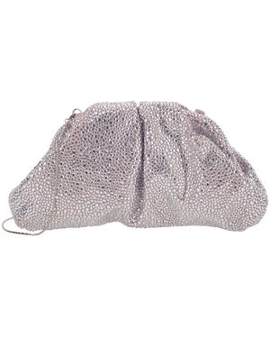 Twentyfourhaitch Pouch Bag Cambridge Strass With Details - Purple