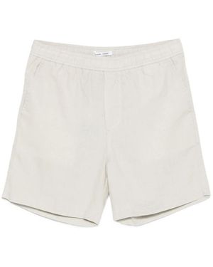Samsøe & Samsøe Linen Deck Shorts - White
