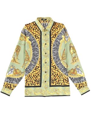 Versace Wild Cats Shirt - Metallic