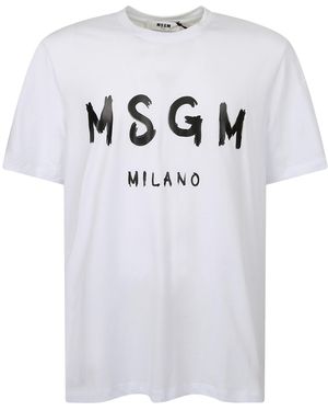 MSGM T-Shirts - Gray