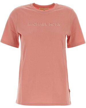 MICHAEL Michael Kors Cotton T-Shirt - Pink