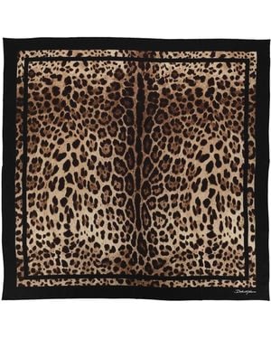 Dolce & Gabbana Silk Scarf - Black