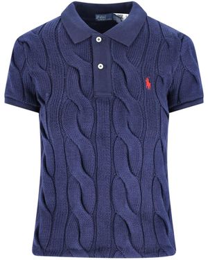 Polo Ralph Lauren Logo Polo Shirt - Blue