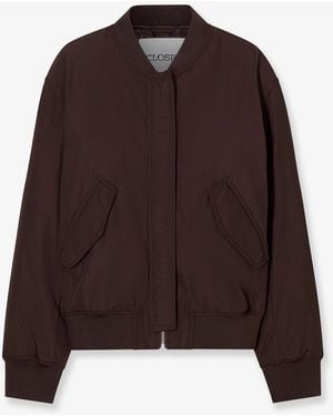 Closed Recycled Nylon Jacket - Brown
