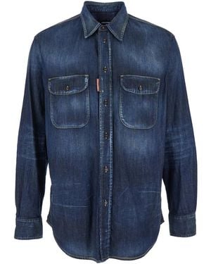 DSquared² Canadian Vintage Shirt - Blue