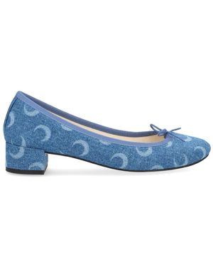 Marine Serre Camille" Ballerina - Blue
