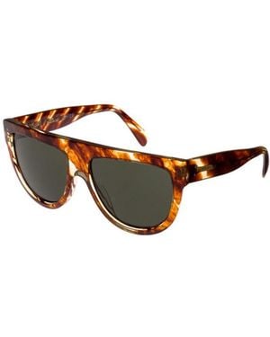 Celine Sunglasses Geometric Full Rim, Frame And Lens Cl40001I56N - Brown