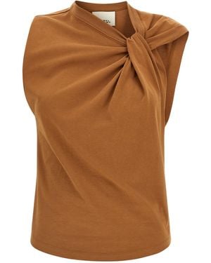 Isabel Marant Nayda Top - Brown