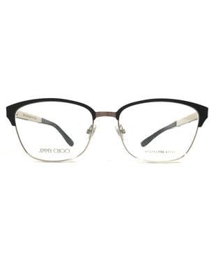 Jimmy Choo Eyeglasses Rectangle Full Rim, Frame And Clear Demo Lenses Lens Jc192000300 - Brown