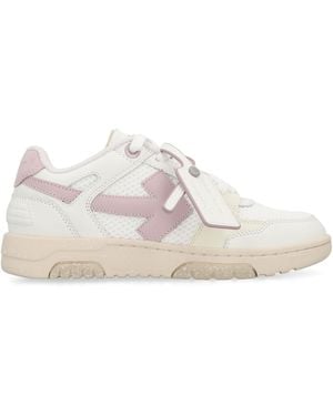 Off-White c/o Virgil Abloh Slim Out Of Office Trainers Cow Hide Trainers - White