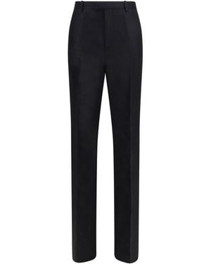 Gucci Silk Dress Trousers - Blue