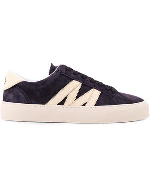 Moncler Low-Top Leather Trainers - White