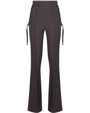 Elisabetta Franchi Crêpe Pants - Gray
