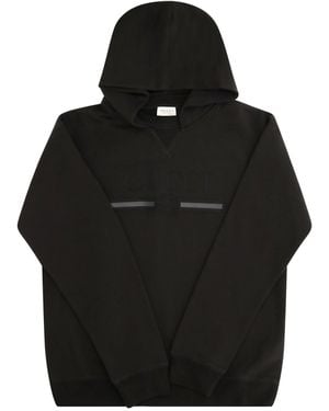 Gucci Cotton Hooded Sweatshirt For Boy Sweatshirts - Black