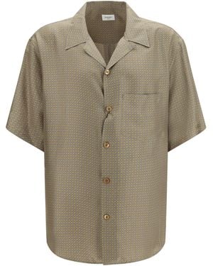 Saint Laurent Silk Satin Shirt - Multicolour