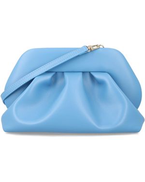 The Moire Themoirè Bios Vegan Medium Clutch Polyurethane - Blue