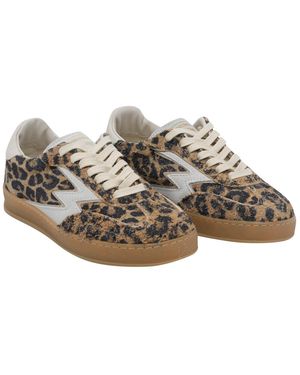 Moaconcept Sneakers Suede Leather/Rubber Sole - Brown