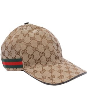 Gucci Hats Polyester Polyamide Cotton - Brown