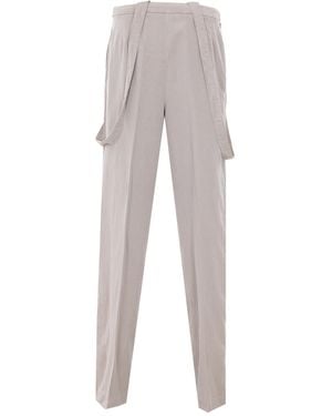 Dondup Pants Lyocell - Gray
