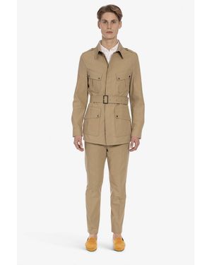 Larusmiani Merzouga Safari Jacket Sportwear Blouson - Natural