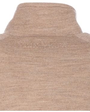 Max Mara Pure Wool And Cotton Jacket - Natural